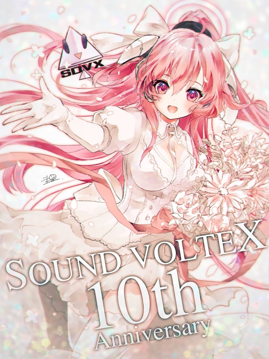 This is a pixiv picture whose title is SOUND VOLTEX10周年.