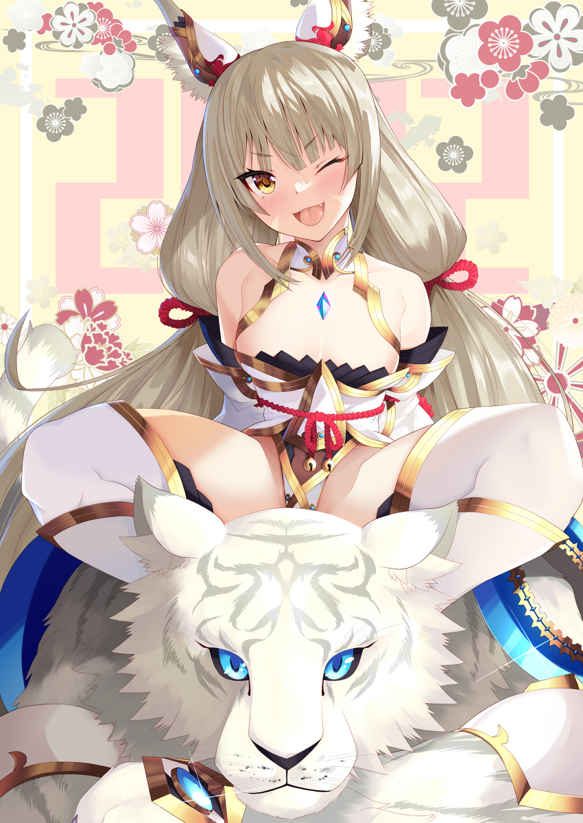 This is a pixiv picture whose title is ニア&ビャッコ　２０２２.