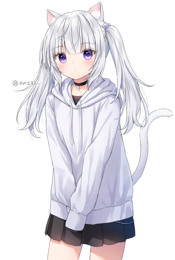 This is a pixiv picture whose title is 白猫ﾂｲﾝﾃ.