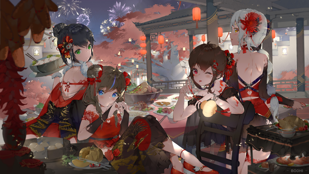 This is a pixiv picture whose title is 新年快乐！.