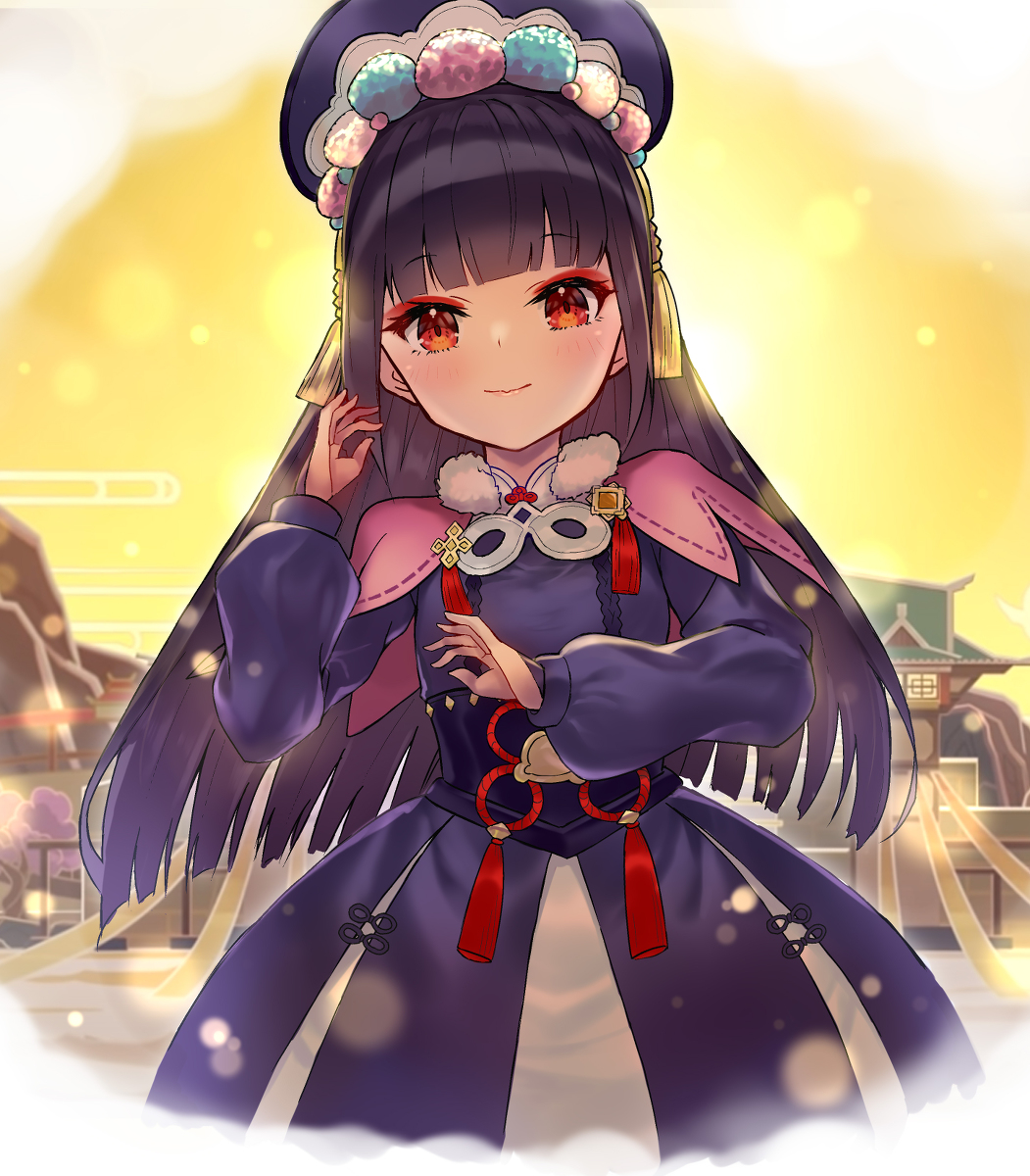 This is a pixiv picture whose title is 雲堇.