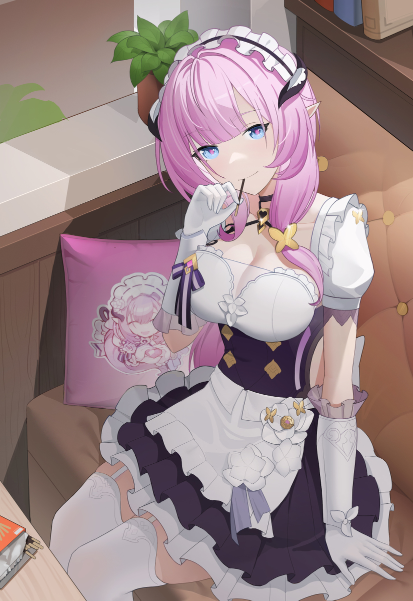 This is a pixiv picture whose title is 爱莉希雅.
