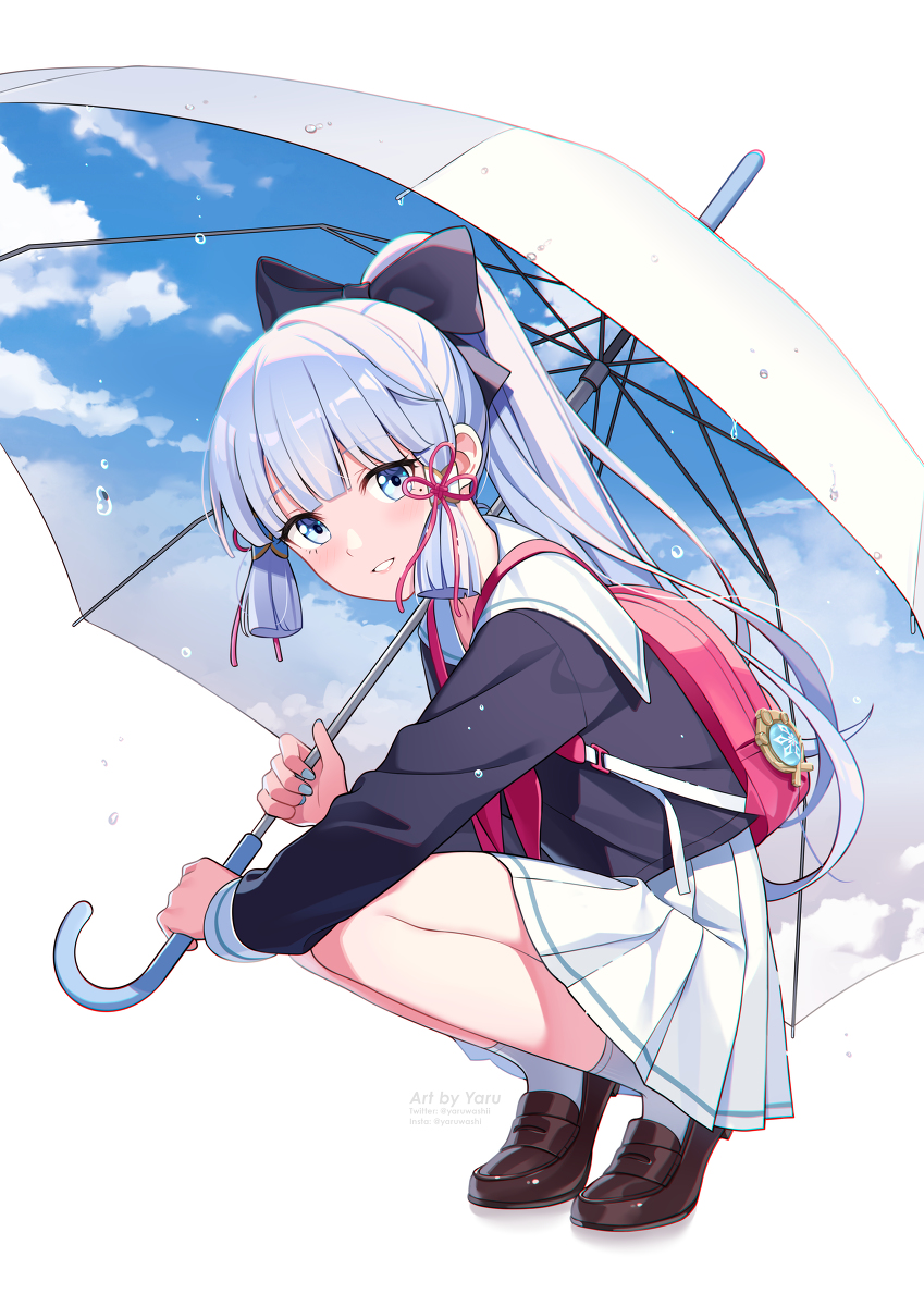 This is a pixiv picture whose title is ☂.