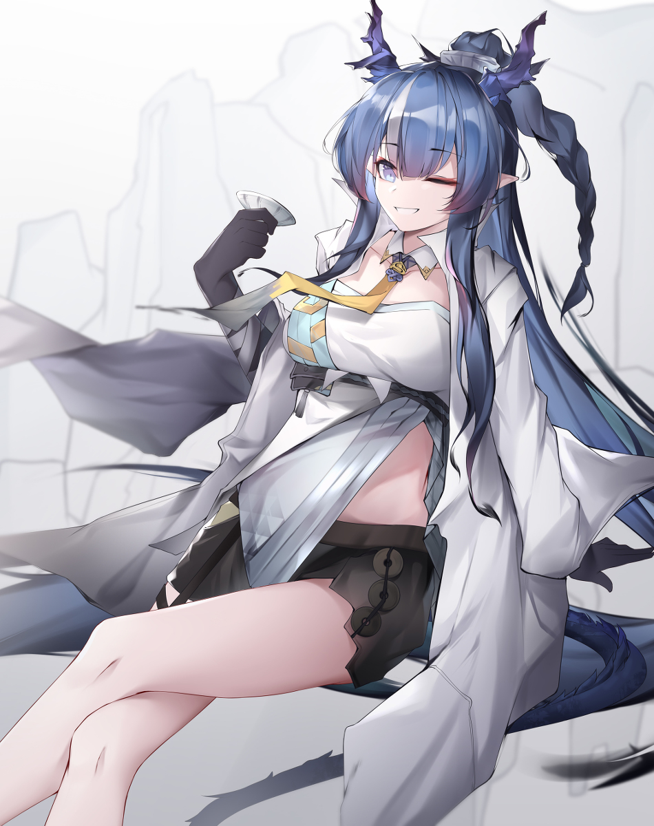 This is a pixiv picture whose title is 明日方舟 令.