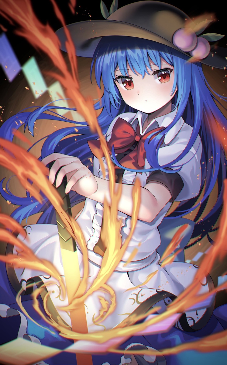 This is a pixiv picture whose title is 比那名居天子.
