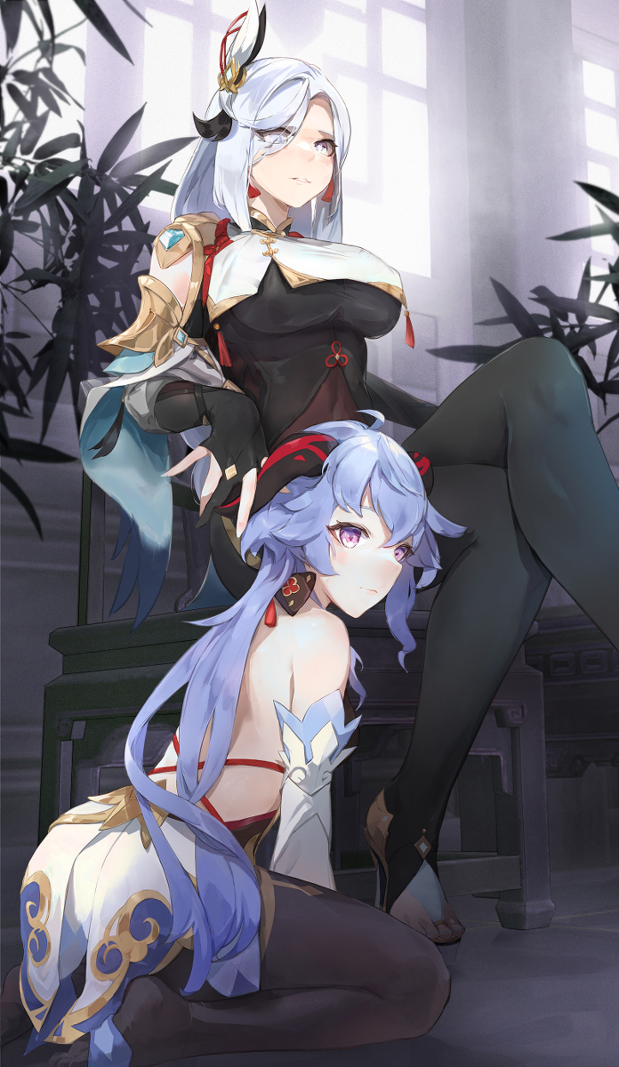 This is a pixiv picture whose title is 申x甘.