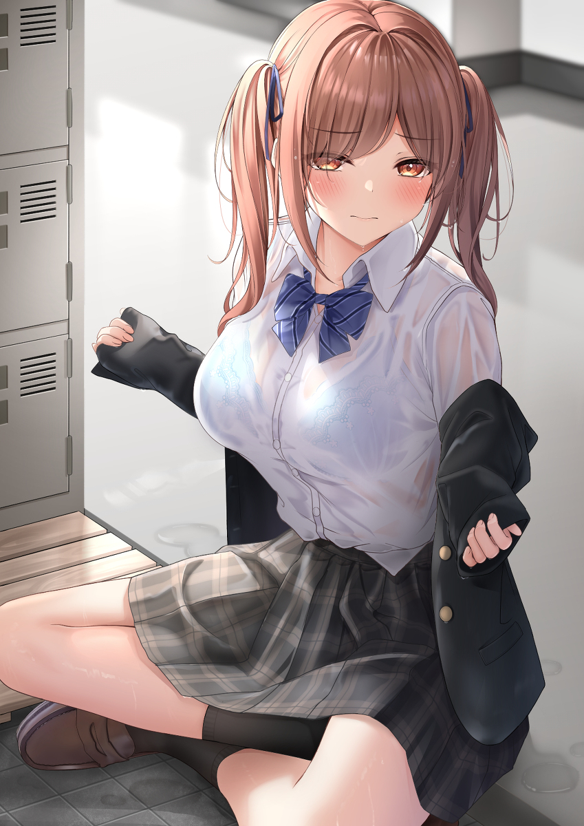 This is a pixiv picture whose title is 見ないでよ….