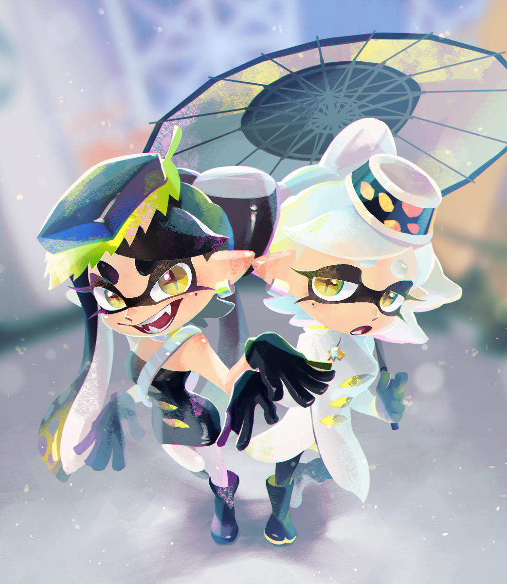 This is a pixiv picture whose title is シオカラーズ３！.