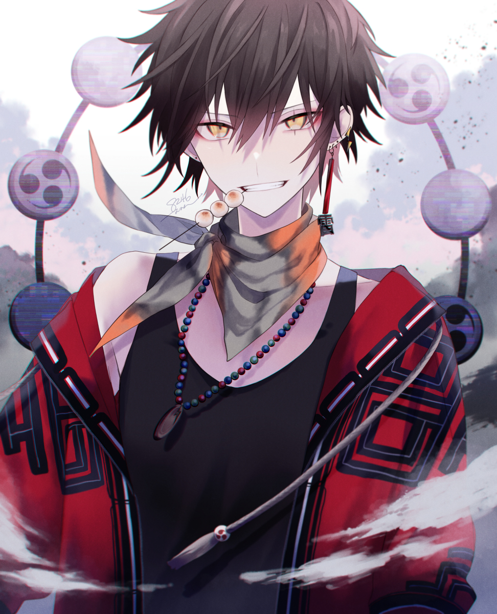 This is a pixiv picture whose title is 雷神.