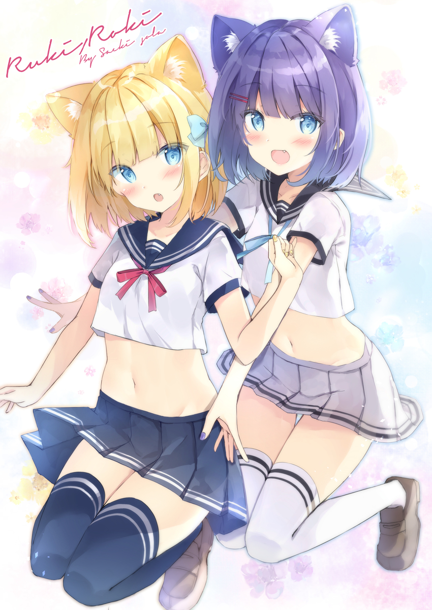 This is a pixiv picture whose title is 夏服ルキロキ.