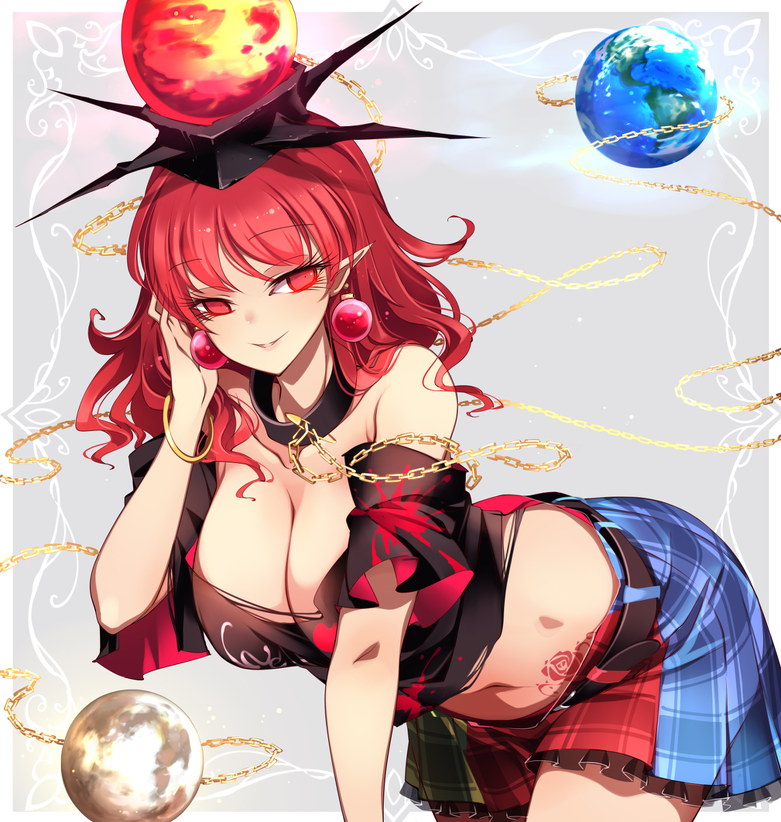 This is a pixiv picture whose title is 地獄惑星.