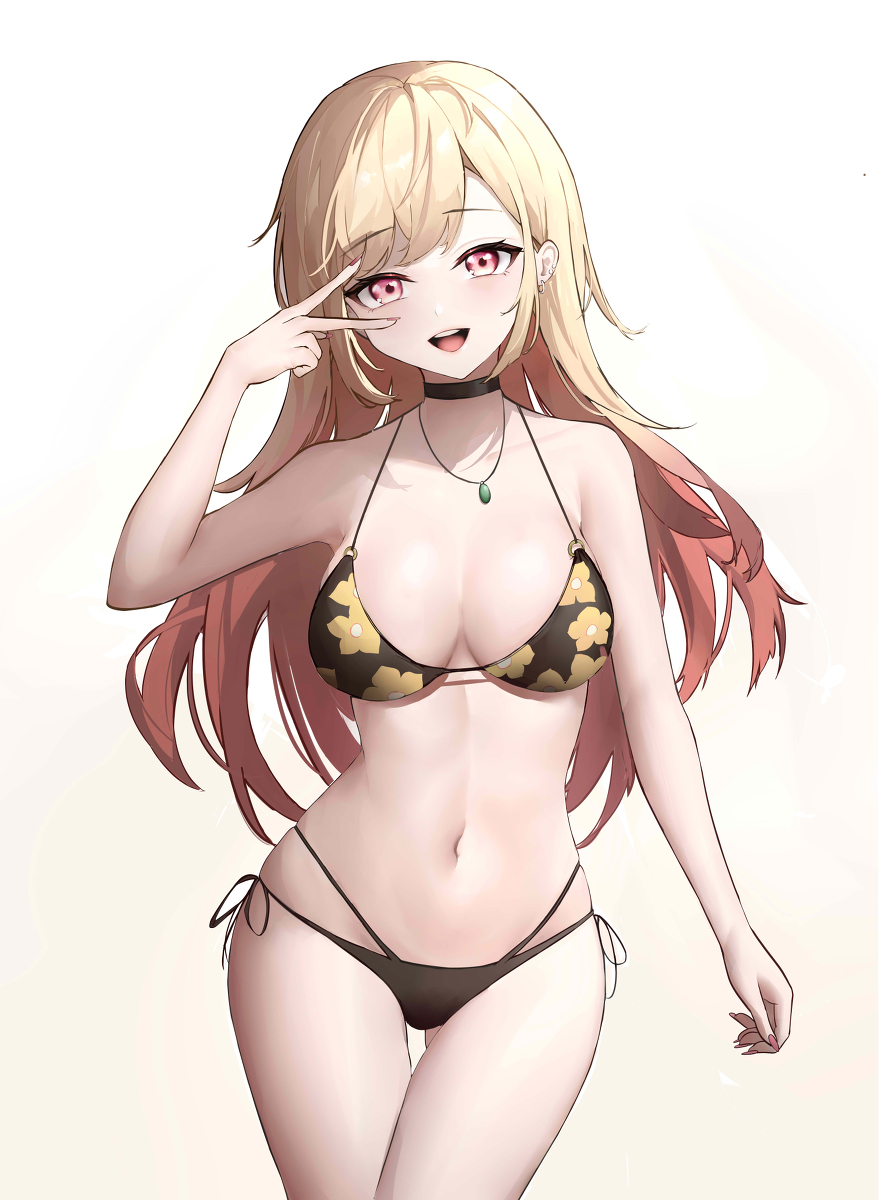 This is a pixiv picture whose title is 喜多川海梦.
