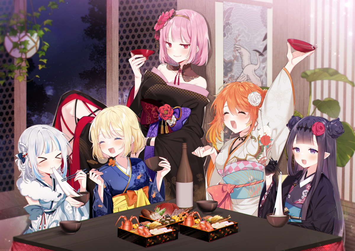 This is a pixiv picture whose title is HNY.
