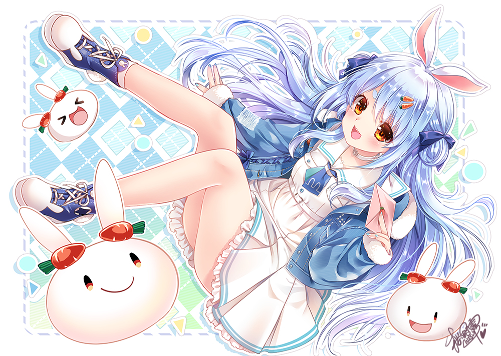 This is a pixiv picture whose title is ぺこらとゆかいな仲間たち.