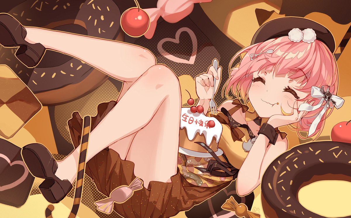 This is a pixiv picture whose title is sweet dream.