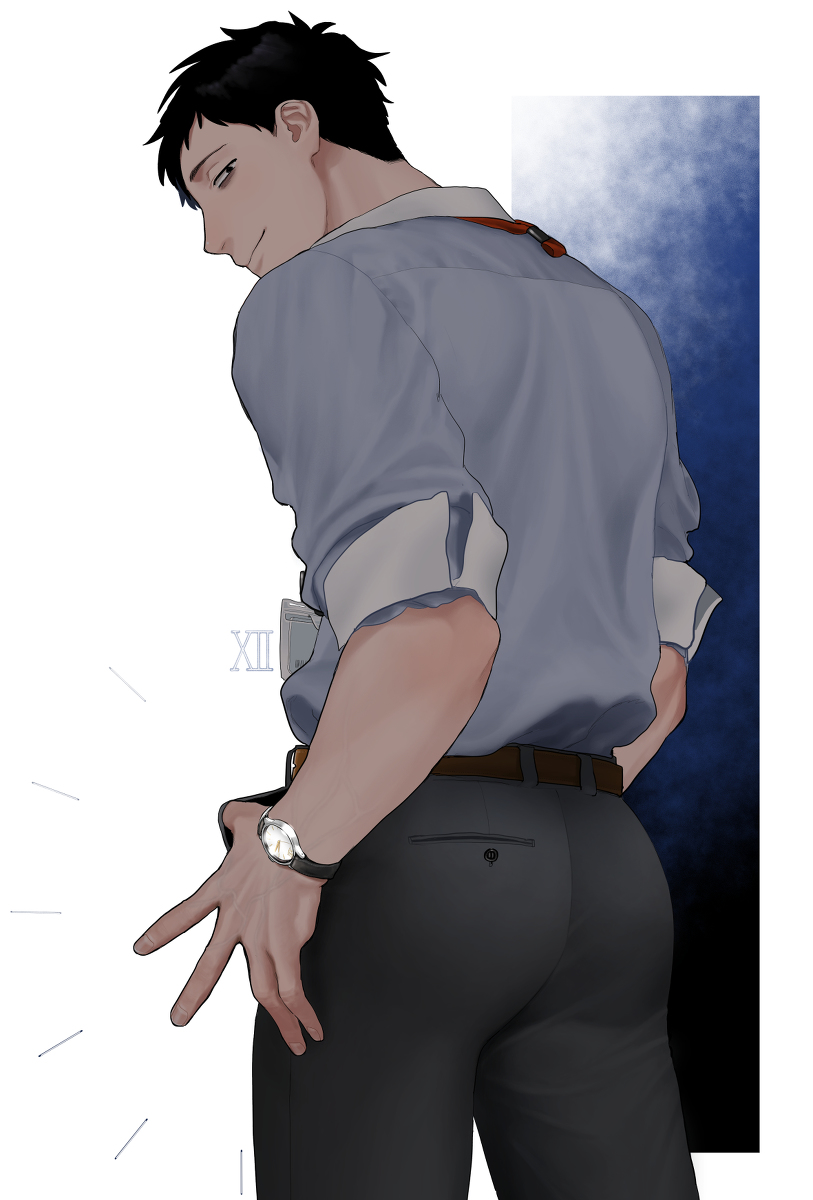 This is a pixiv picture whose title is 腕時計.