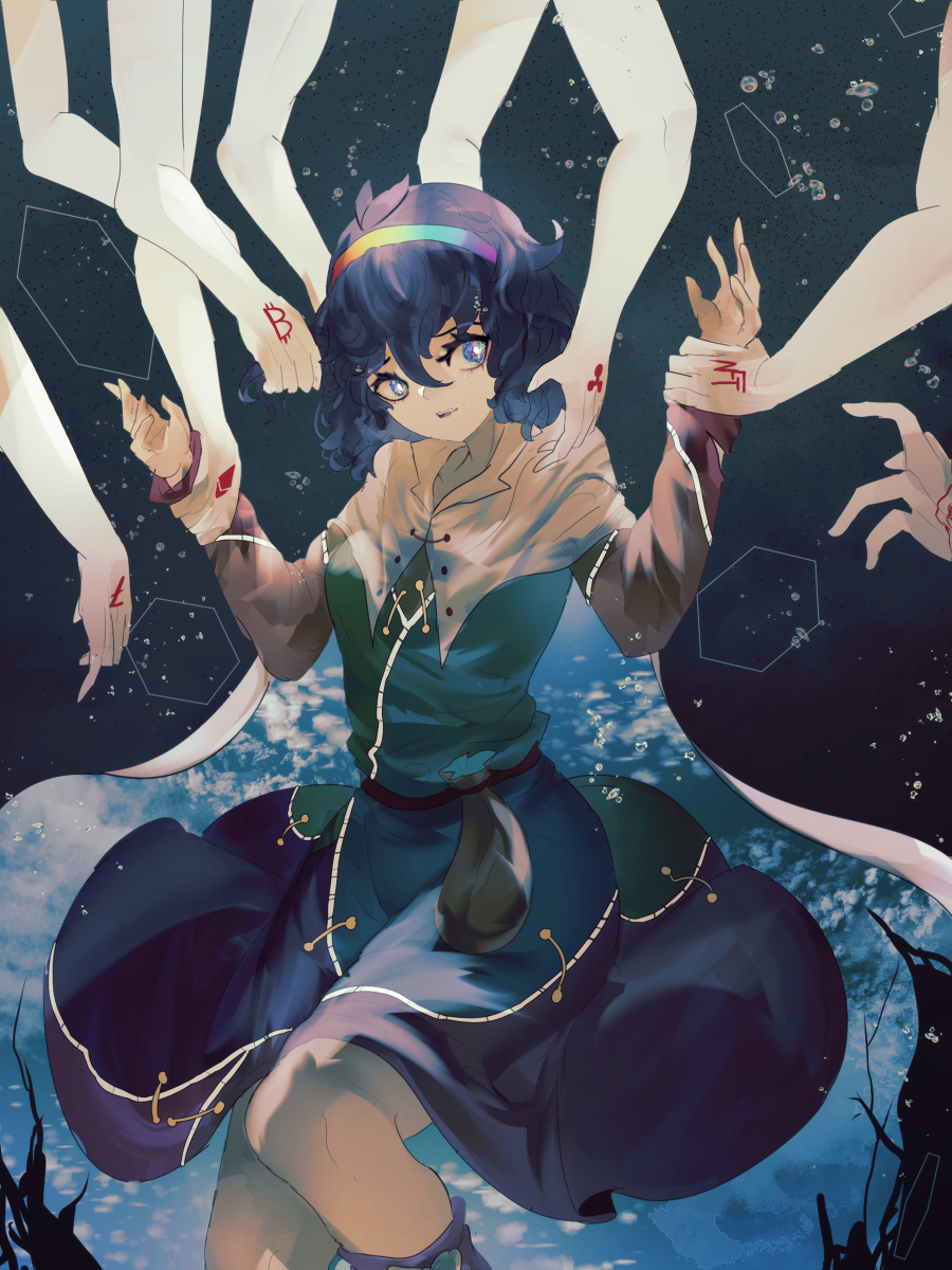 This is a pixiv picture whose title is greed.