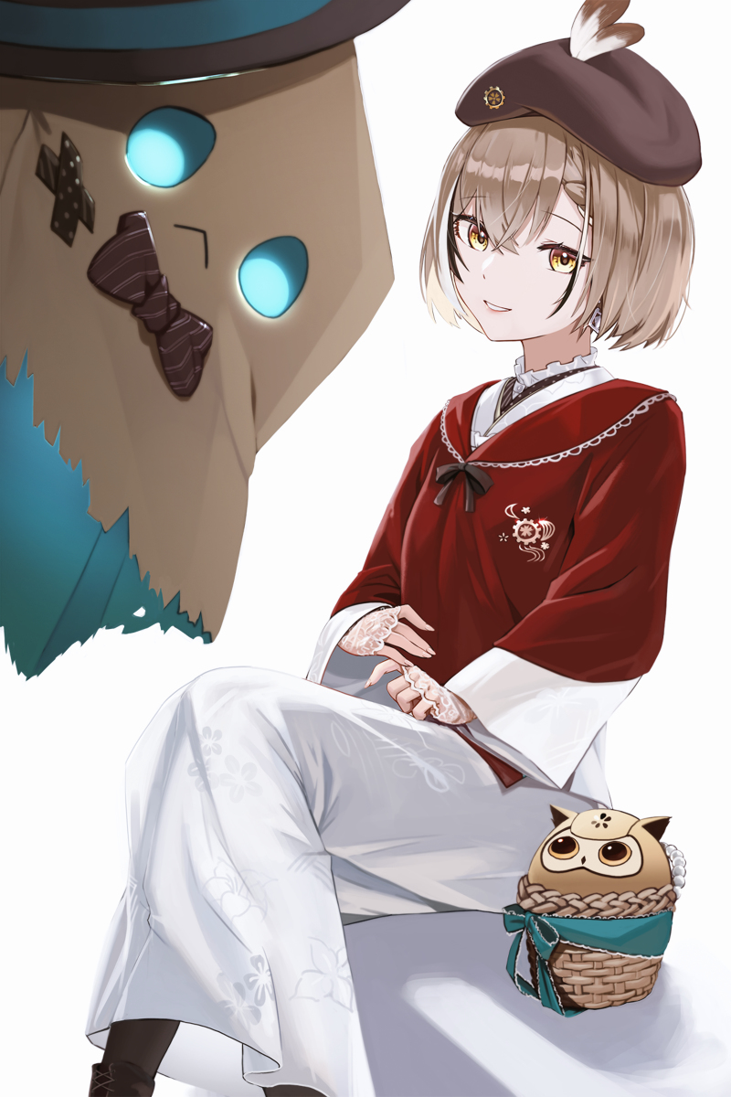 This is a pixiv picture whose title is Nanashi Mumei.