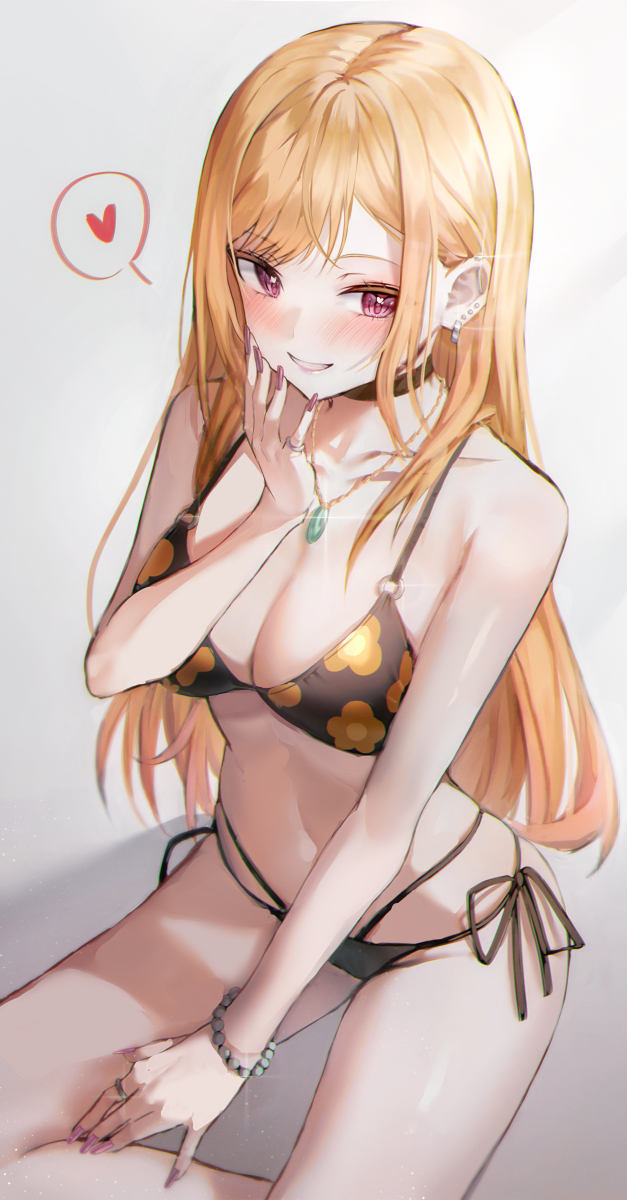 This is a pixiv picture whose title is kitagawa marin.