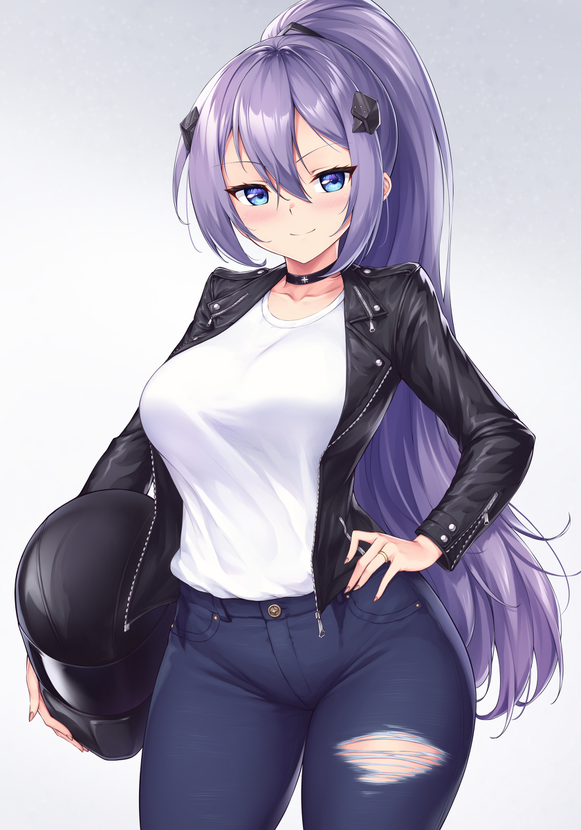 This is a pixiv picture whose title is Biker Intrepid.