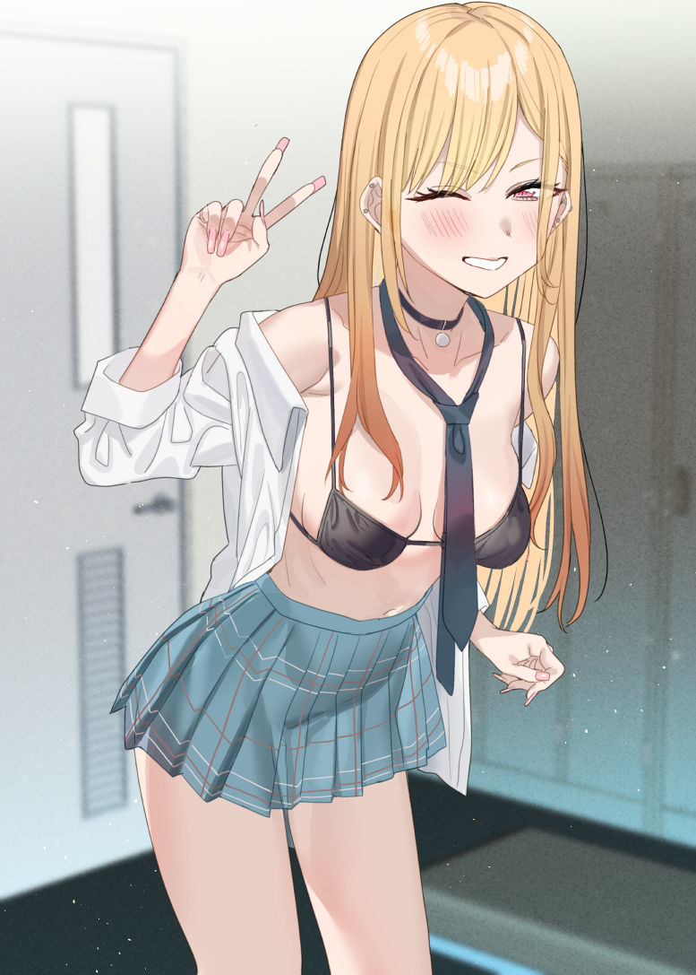 This is a pixiv picture whose title is 喜多川海夢.