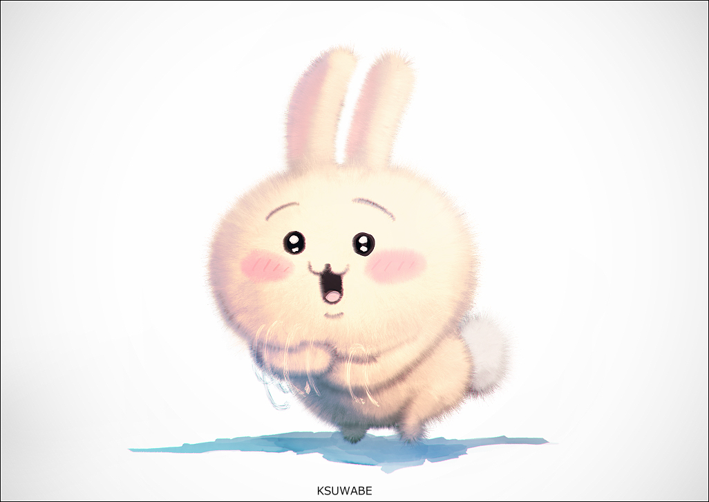 This is a pixiv picture whose title is うさぎ.