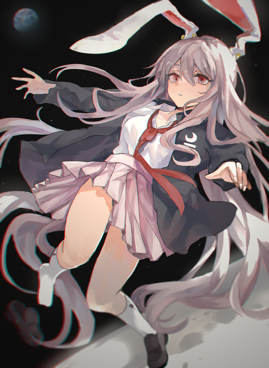 This is a pixiv picture whose title is 漂流.