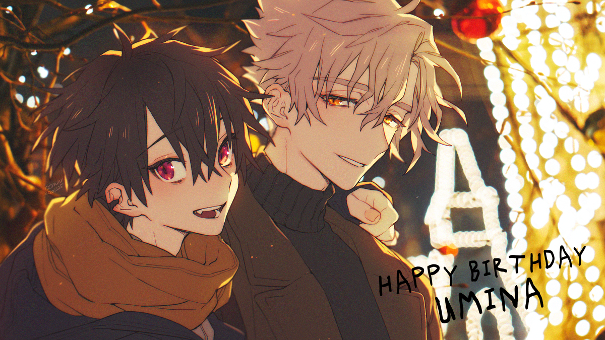 This is a pixiv picture whose title is HBD_U.