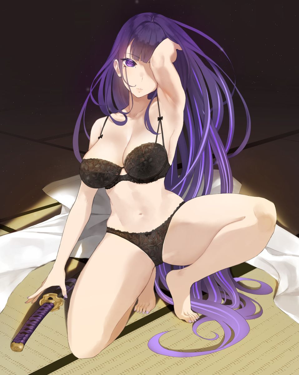 This is a pixiv picture whose title is 雷電影.