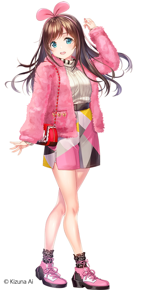 This is a pixiv picture whose title is キズナアイ.