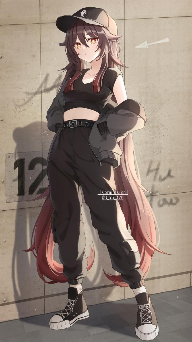 This is a pixiv picture whose title is hutao.