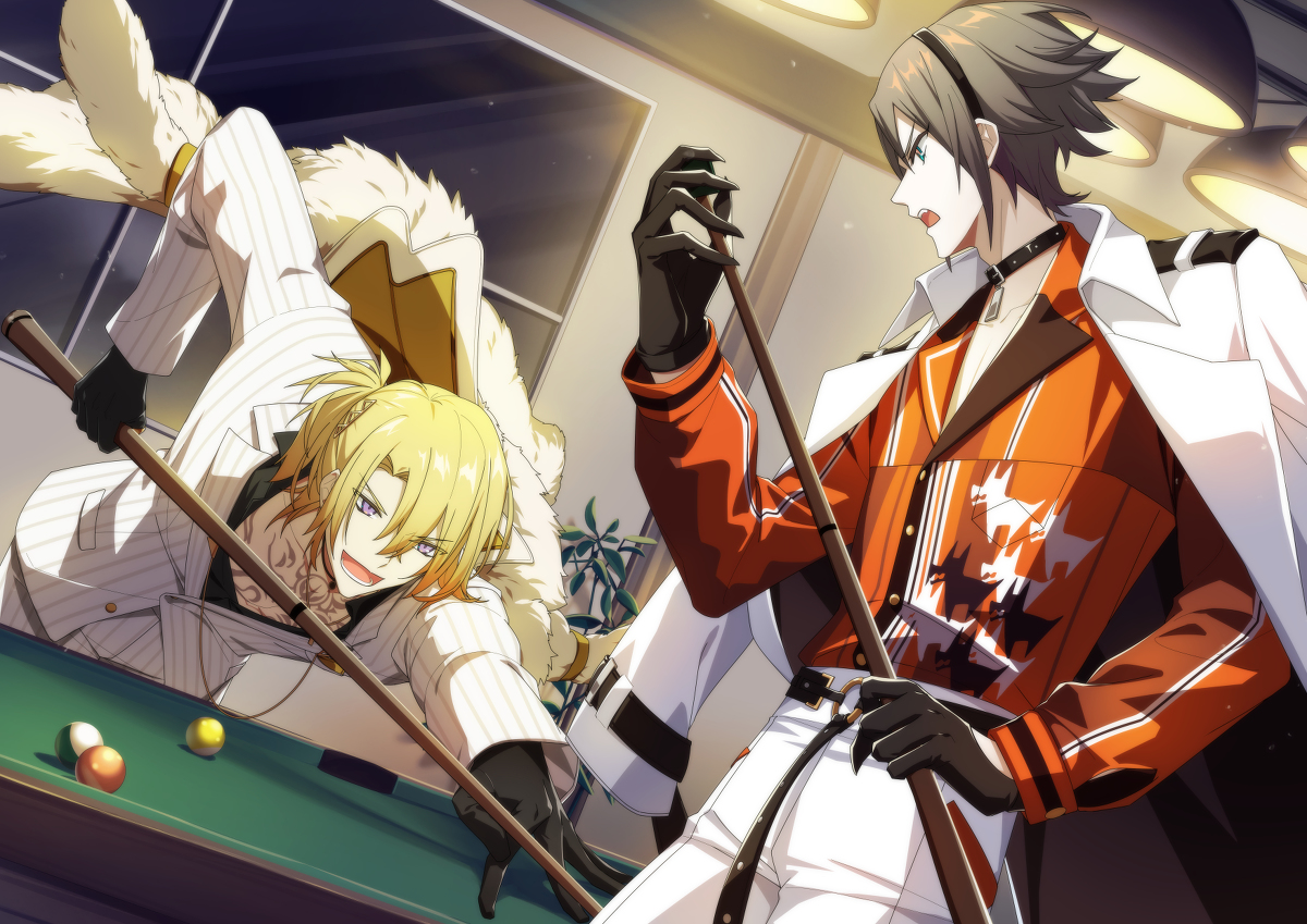 This is a pixiv picture whose title is Billiard.