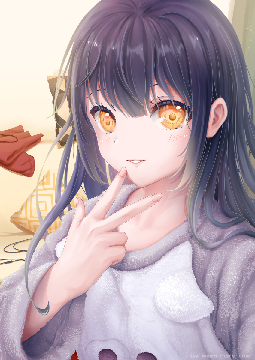 This is a pixiv picture whose title is 自拍.