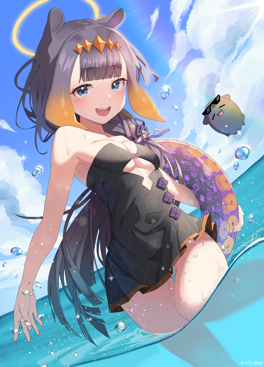 This is a pixiv picture whose title is Ninomae Ina’nis.