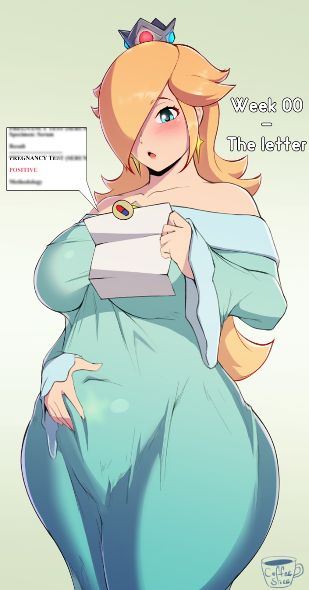 This is a pixiv picture whose title is Rosalina's Pregnancy: Week 00.