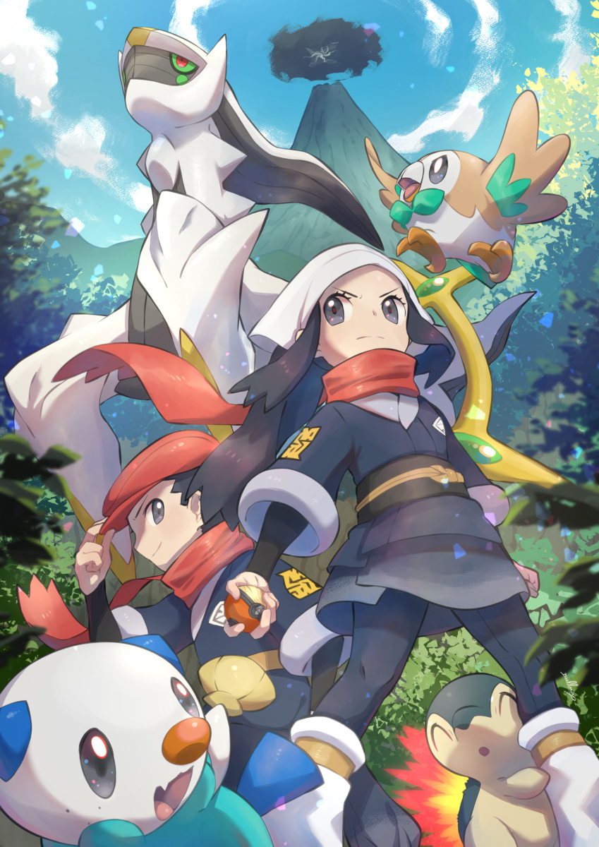 This is a pixiv picture whose title is Pokémon LEGENDS アルセウス.