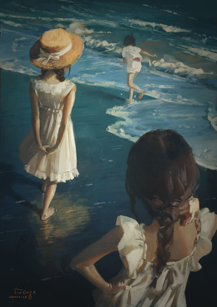 This is a pixiv picture whose title is 麦わら帽子.