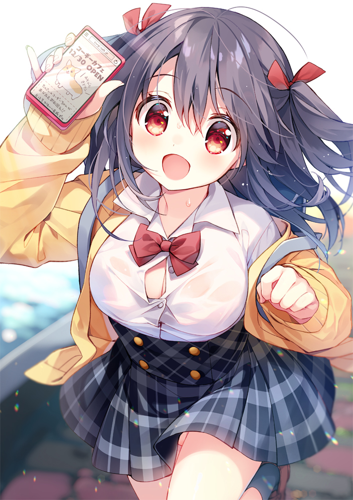 This is a pixiv picture whose title is 「おはよ！！見て見て～～！！！」.