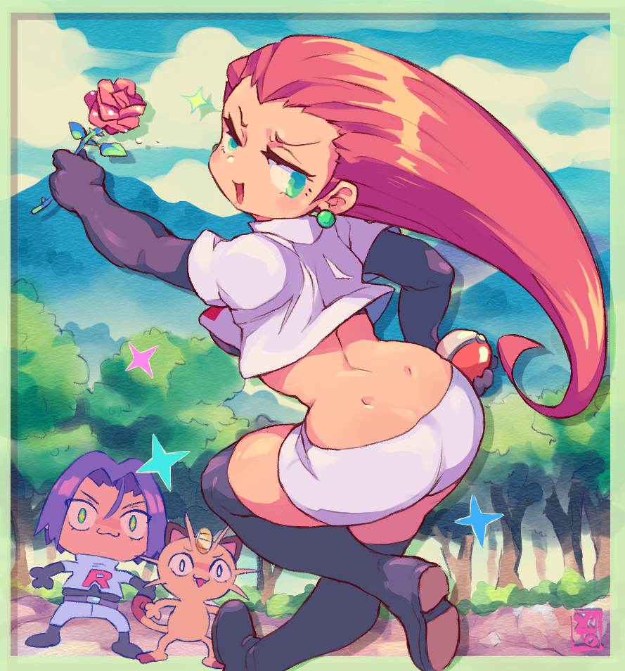 This is a pixiv picture whose title is Team Rocket! (Jessie).
