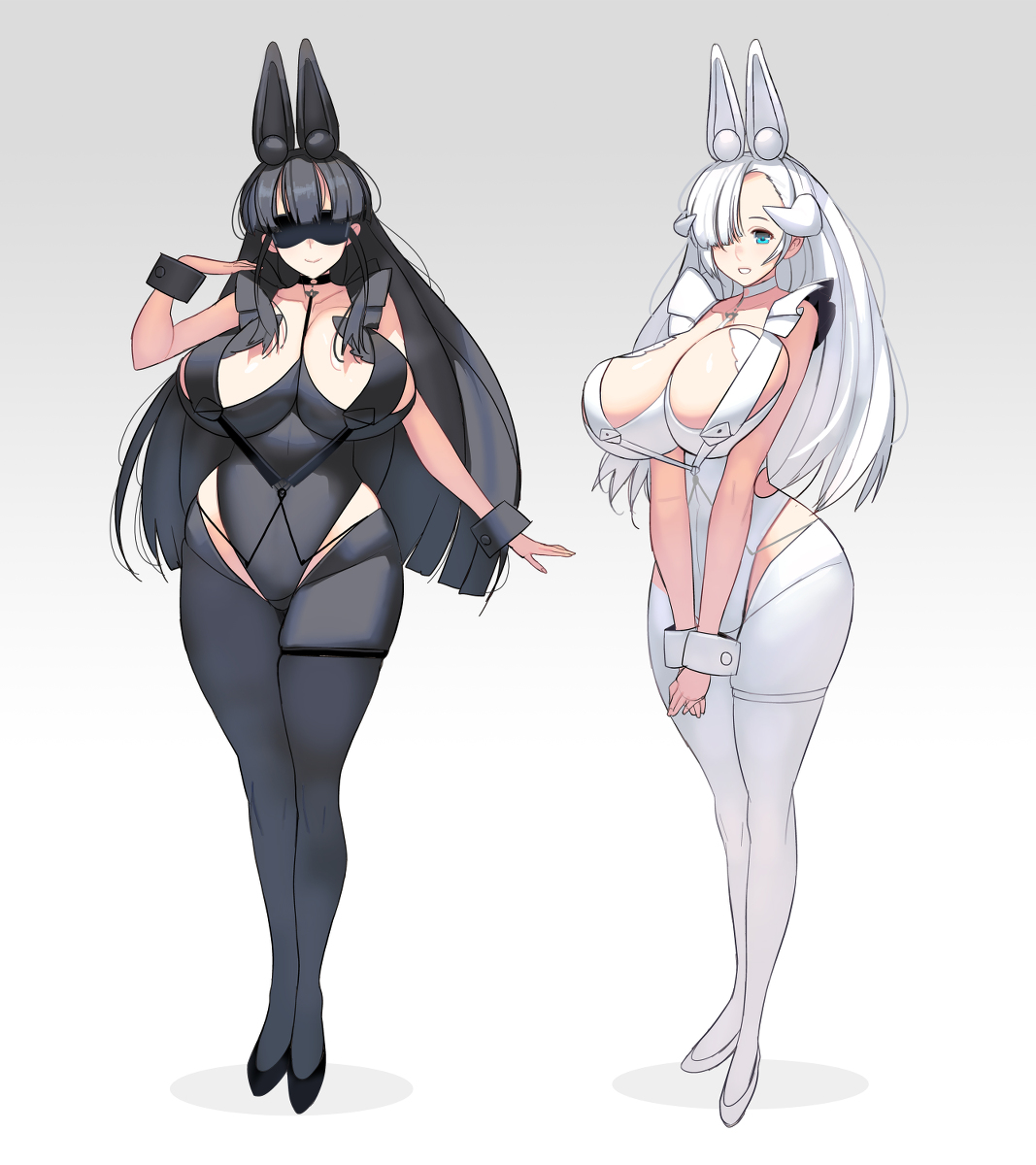 This is a pixiv picture whose title is バニーさん.