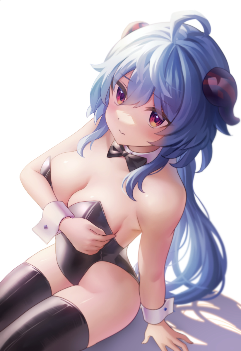 This is a pixiv picture whose title is バニースーツ甘雨.