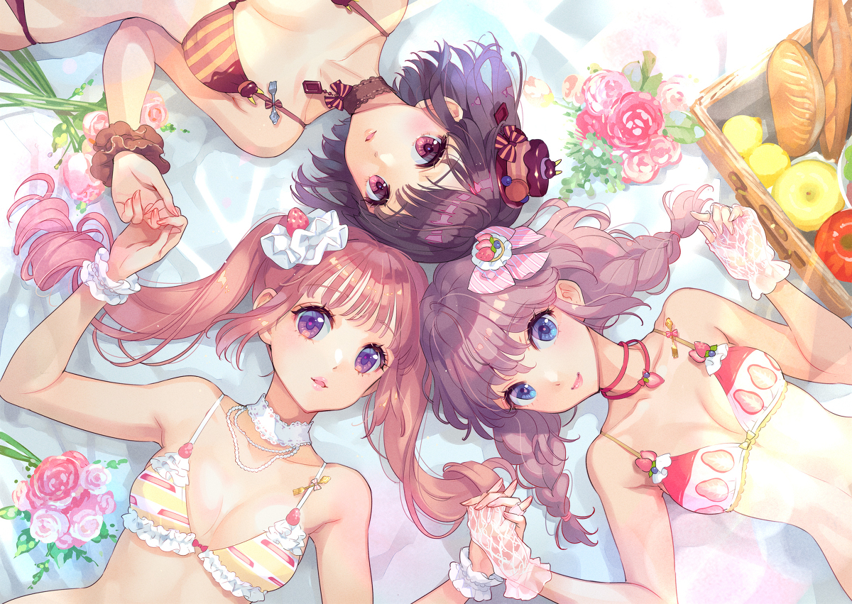 This is a pixiv picture whose title is Re:SweetsLingerie.