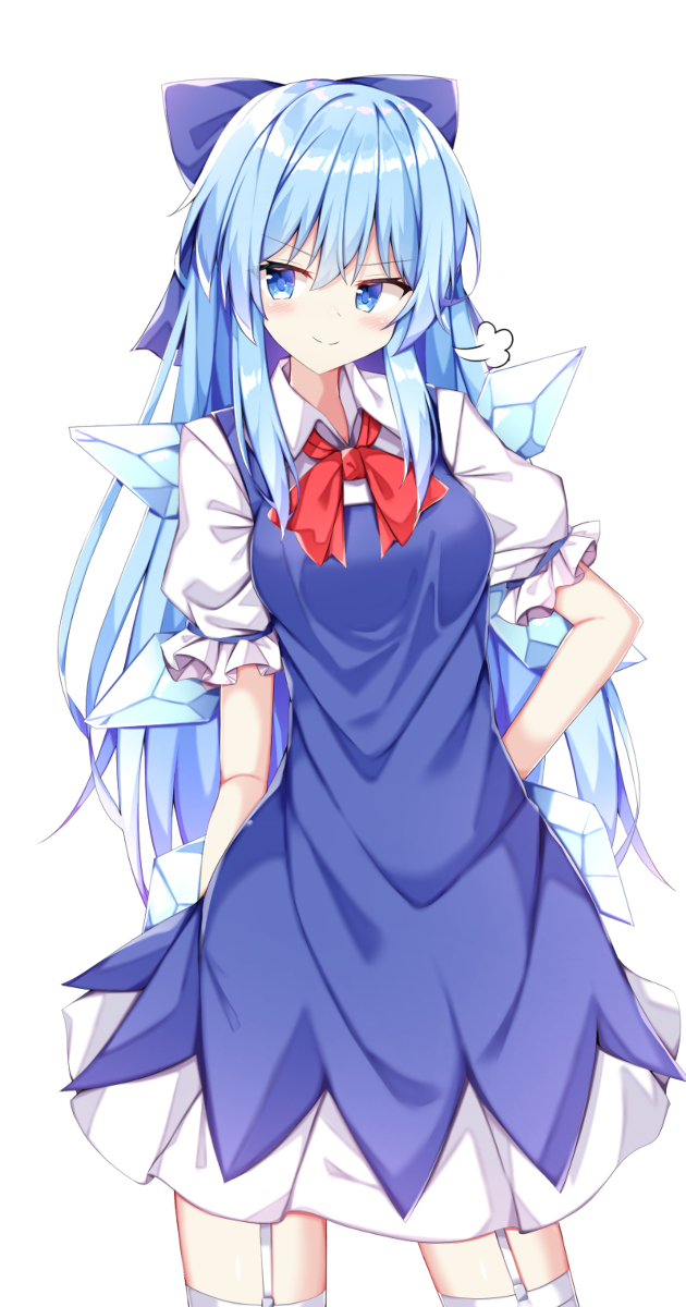 This is a pixiv picture whose title is 成長したチルノちゃん.