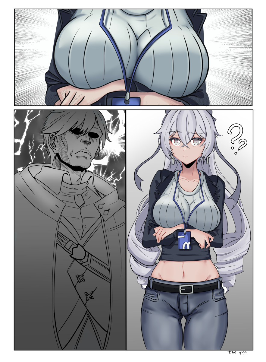 This is a pixiv picture whose title is Bronya milkers.