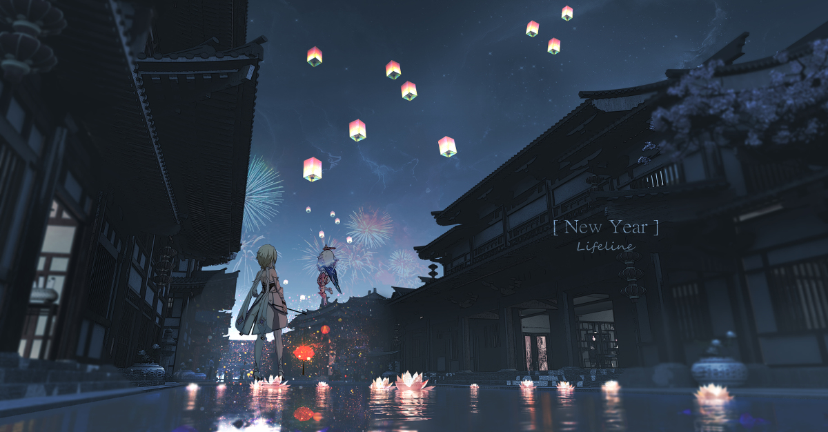 This is a pixiv picture whose title is New Year.