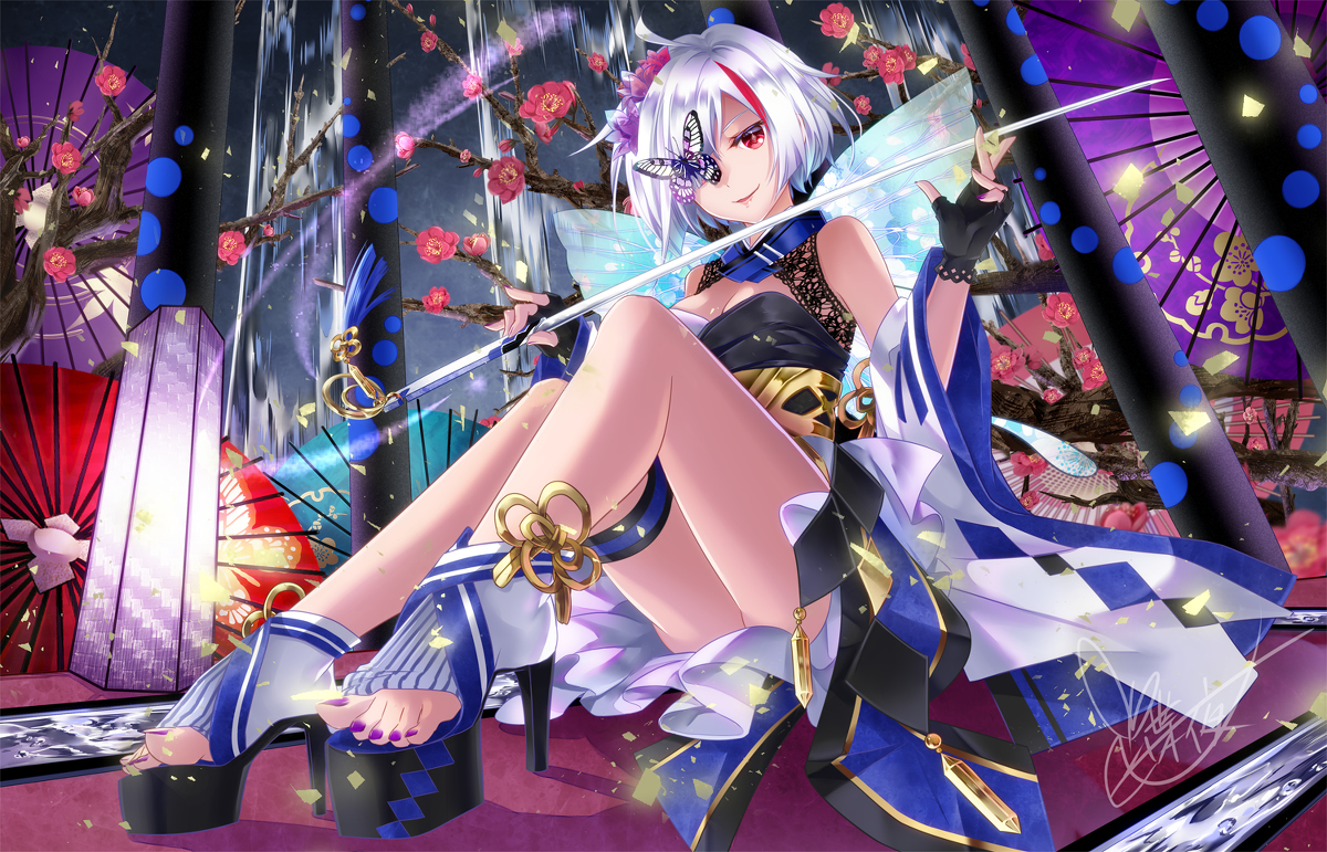 This is a pixiv picture whose title is 今宵も.