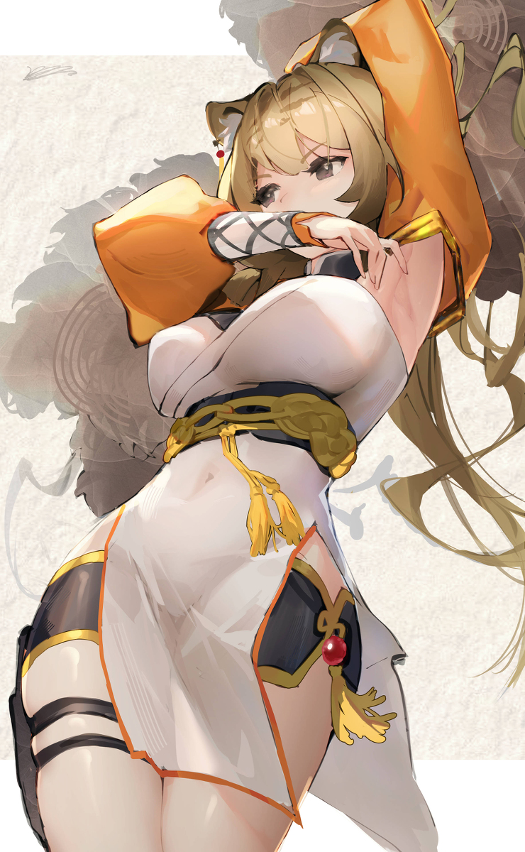 This is a pixiv picture whose title is 🐯🐯.
