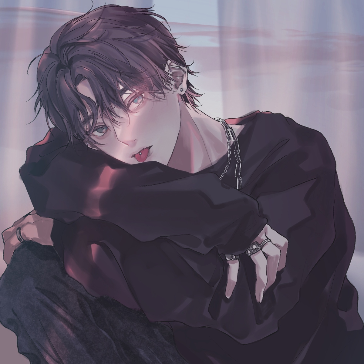 This is a pixiv picture whose title is 無題.