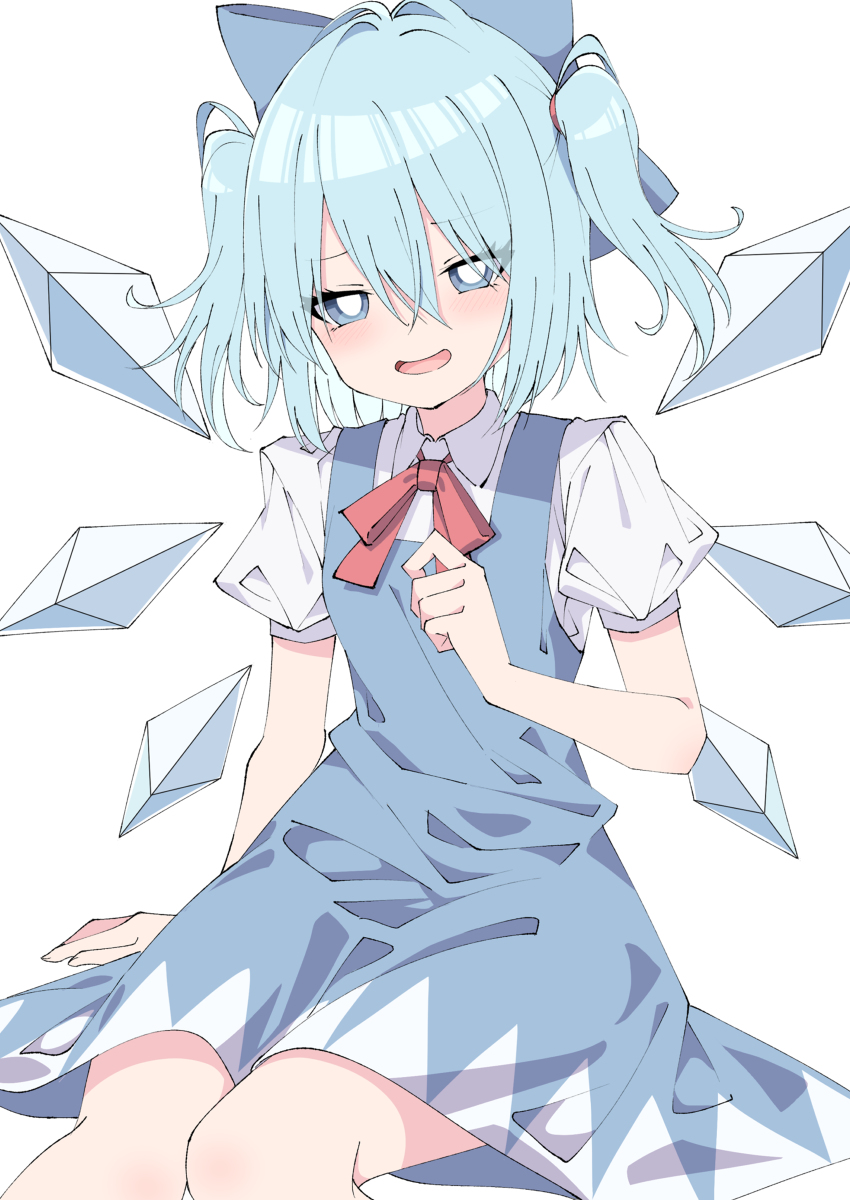 This is a pixiv picture whose title is ツーサイドアップチルノ.