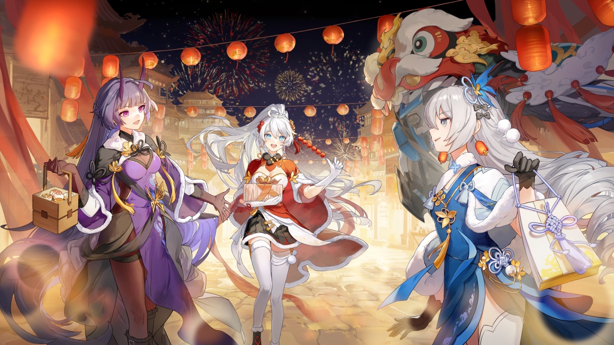 This is a pixiv picture whose title is 新年快乐！御三家.